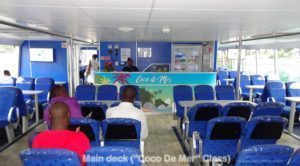 Main cabin (Coco De Mer class) of Cat Cocos ferry